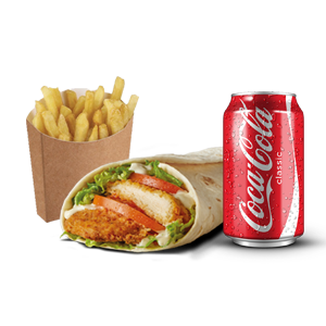 Peri Peri Chicken Wrap Meal